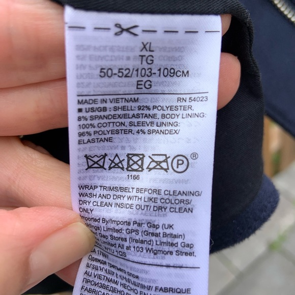 Navy blue Banana Republic women’s jacket size XL - Picture 4 of 6